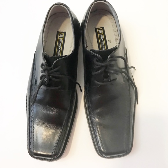 Stacy Adams black leather Oxford shoes sz. 9 main image 5